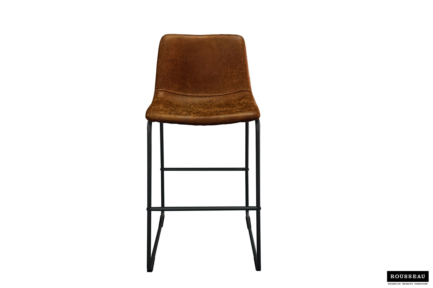 Barstoel 'Mancia' PU Ote Topper 02 Cognac - afbeelding 2