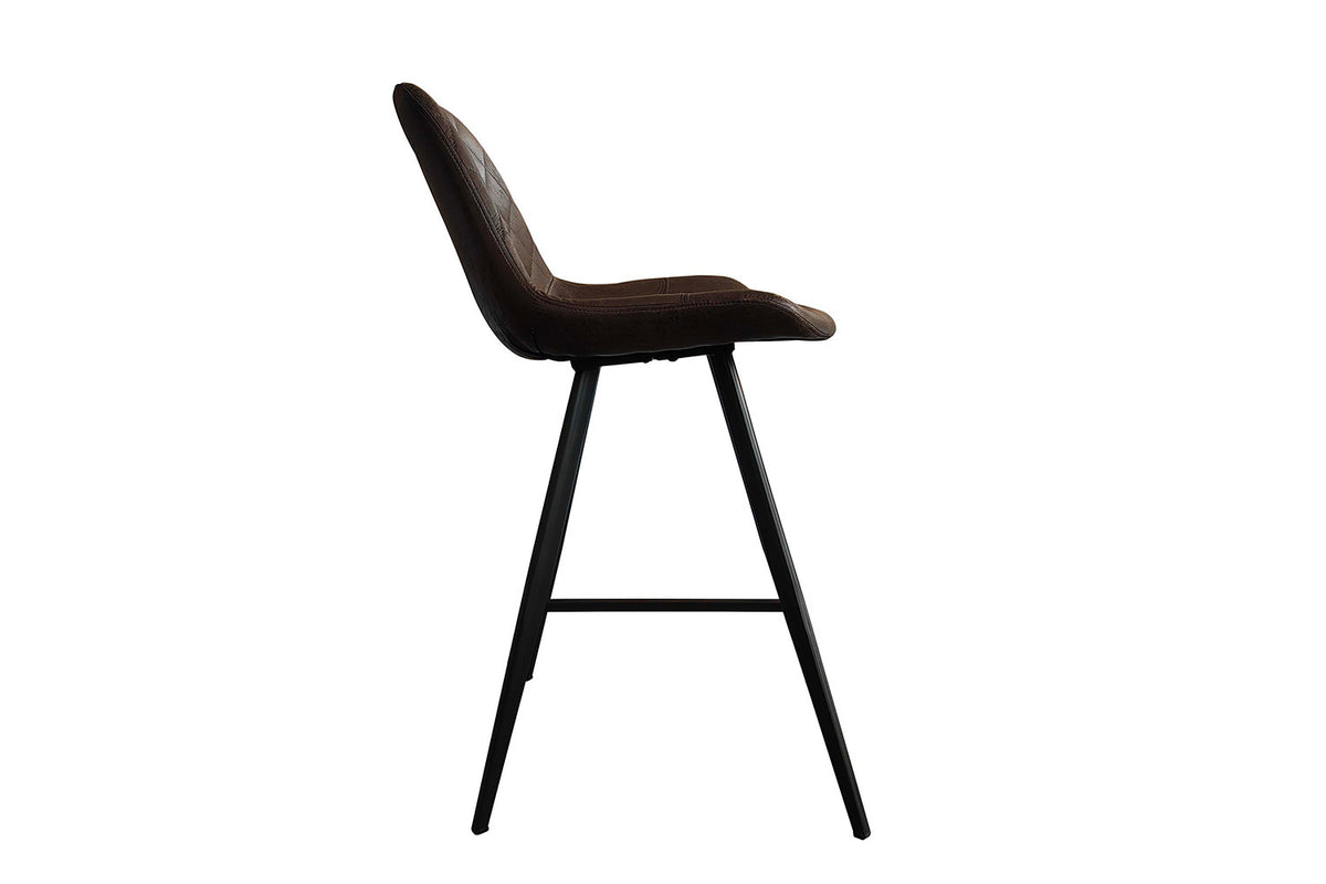 Barstoel Palmas PU Donkerbruin – breedte 49 cm, diepte 56 cm en hoogte 103 cm – aanzicht 5