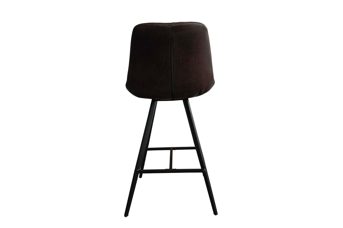 Barstoel Palmas PU Donkerbruin – breedte 49 cm, diepte 56 cm en hoogte 103 cm – aanzicht 6