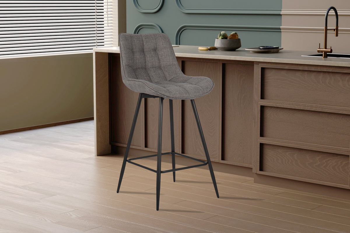 SALE - Counterstoel 'Ariba' Stof Ote Montego 466 Grijs - afbeelding 2