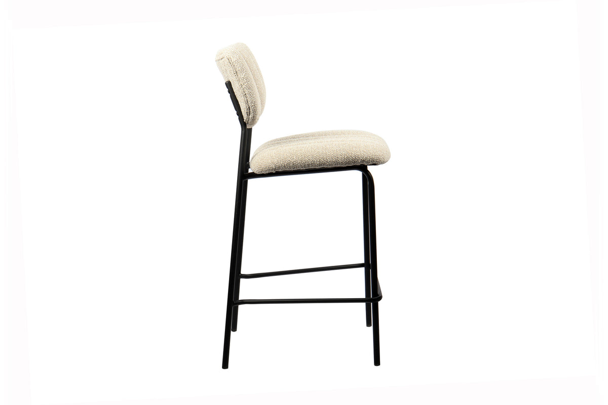 Counterstoel Antura Stof Beige – breedte 46 cm, diepte 53 cm en hoogte 97 cm – aanzicht 6