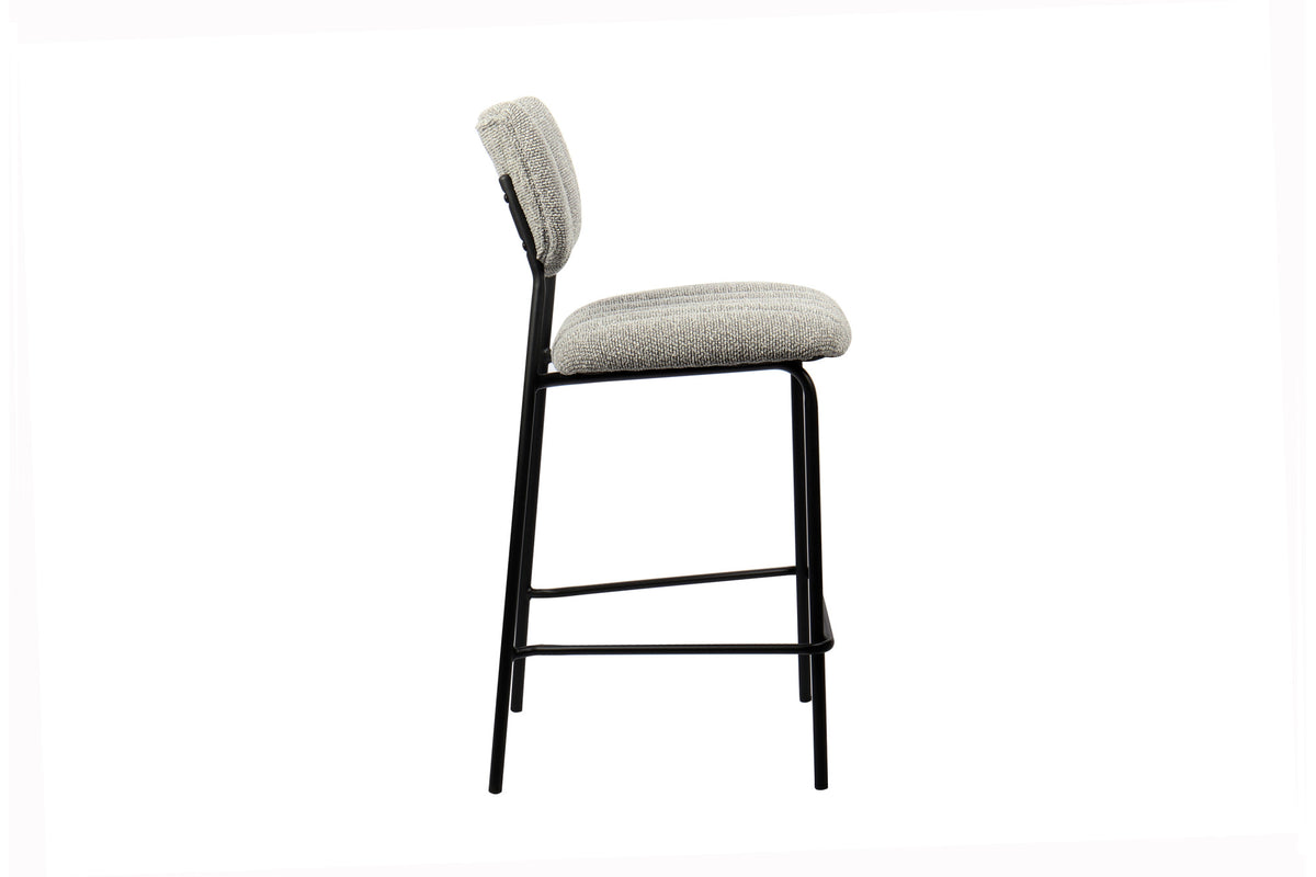 Counterstoel Antura Stof Lichtgrijs – breedte 46 cm, diepte 53 cm en hoogte 97 cm – aanzicht 6