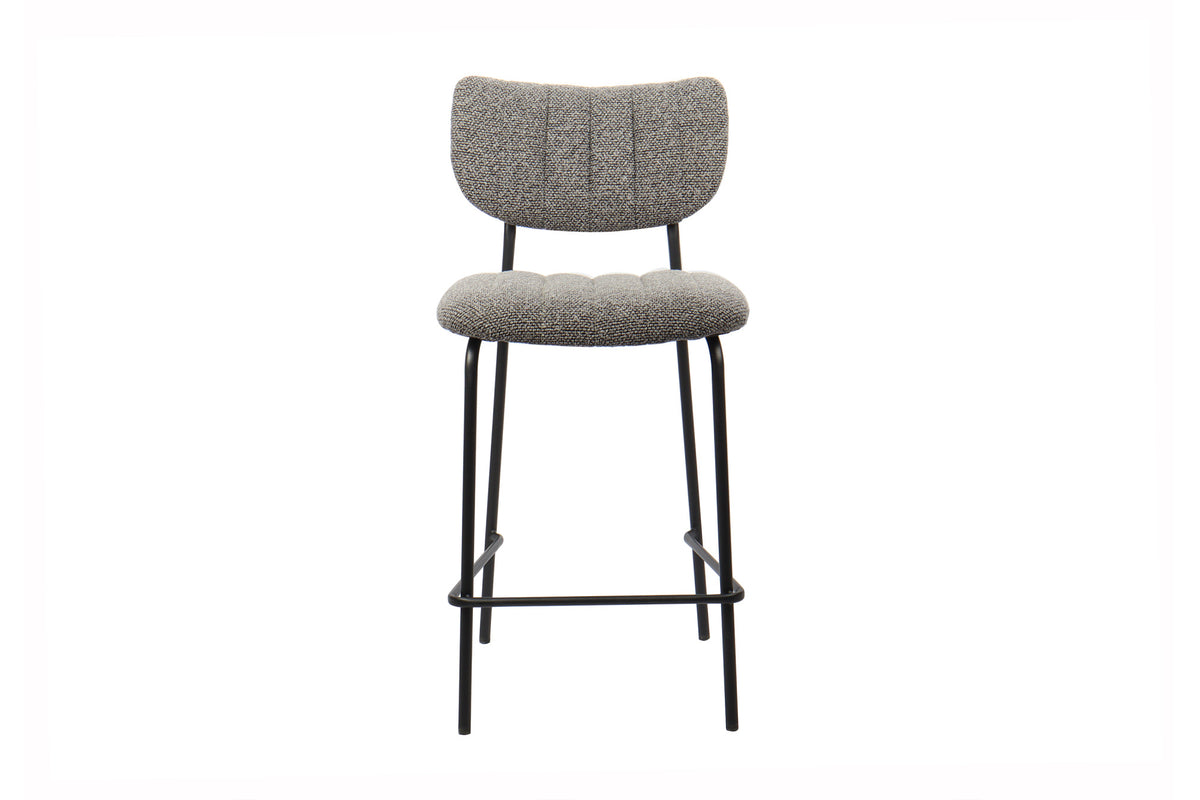 Counterstoel Antura Stof Donkergrijs – breedte 46 cm, diepte 53 cm en hoogte 97 cm – aanzicht 4