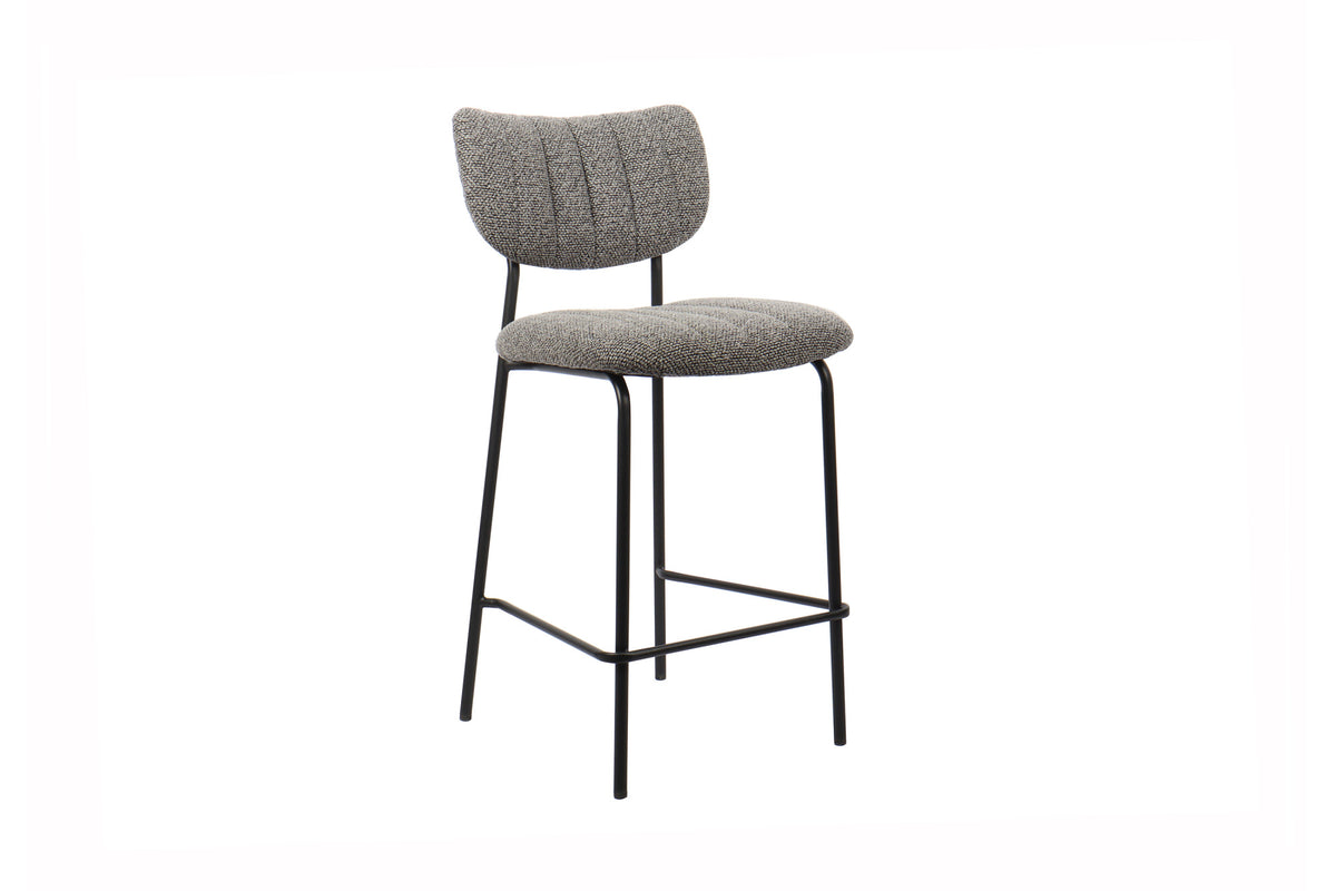 Counterstoel Antura Stof Donkergrijs – breedte 46 cm, diepte 53 cm en hoogte 97 cm – aanzicht 5