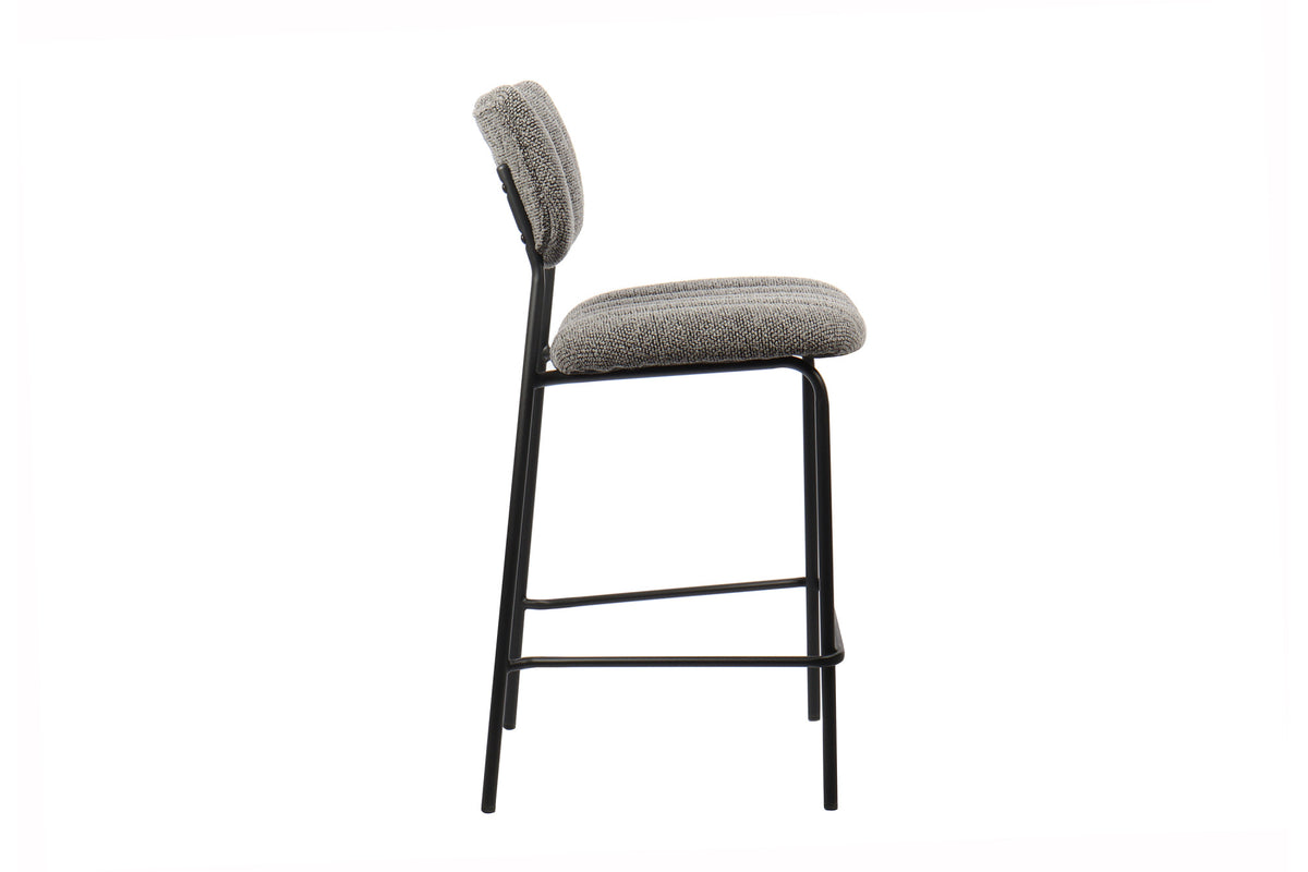 Counterstoel Antura Stof Donkergrijs – breedte 46 cm, diepte 53 cm en hoogte 97 cm – aanzicht 6