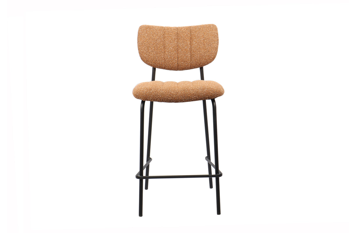 Counterstoel Antura Stof Oranje – breedte 46 cm, diepte 53 cm en hoogte 97 cm – aanzicht 4