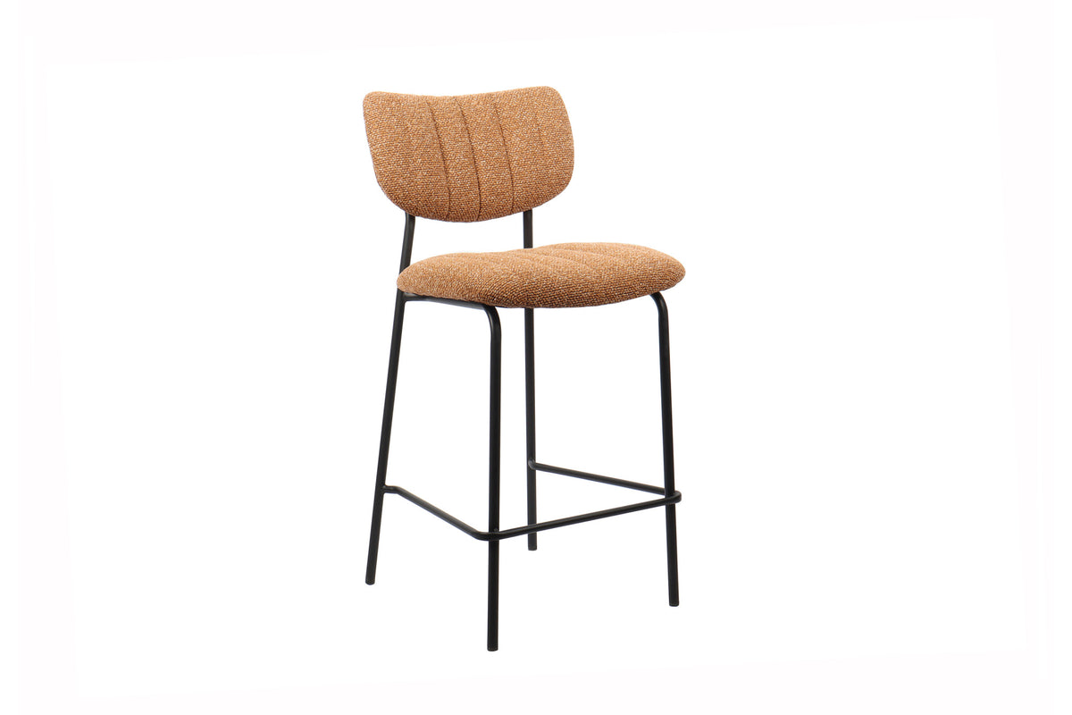 Counterstoel Antura Stof Oranje – breedte 46 cm, diepte 53 cm en hoogte 97 cm – aanzicht 5
