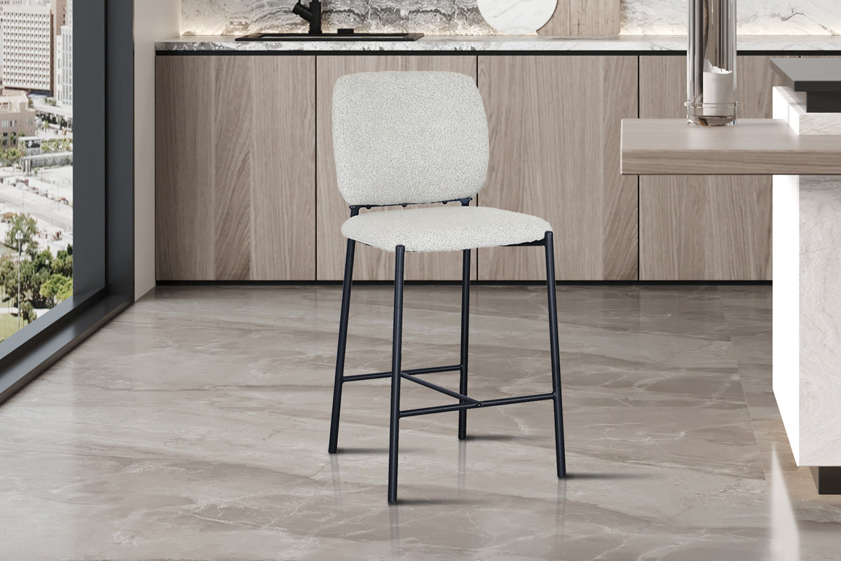 Counterstoel Sophia Stof Beige – aanzicht 2