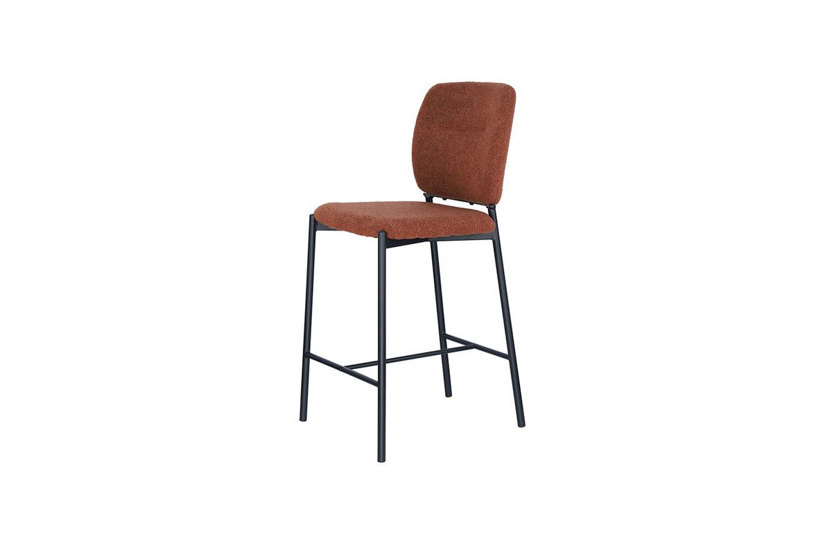 Counterstoel Sophia Stof Roest – aanzicht 6