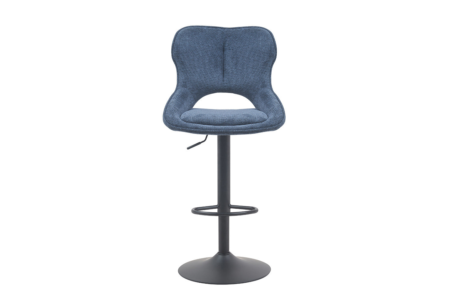 NEW - Barstoel 'Mori' Stof Ote Share 315 Blauw - afbeelding 4
