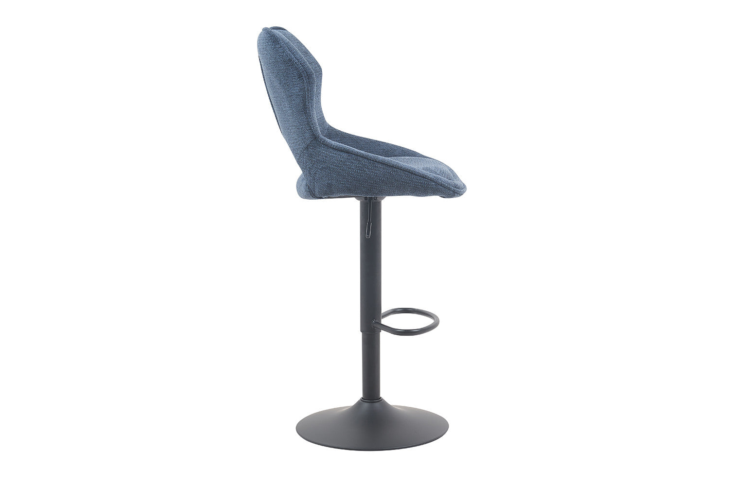 NEW - Barstoel 'Mori' Stof Ote Share 315 Blauw - afbeelding 6