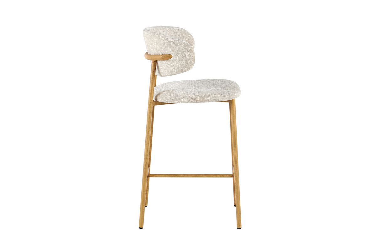 Counterstoel Coco Naturel - Stof Beige – aanzicht 6