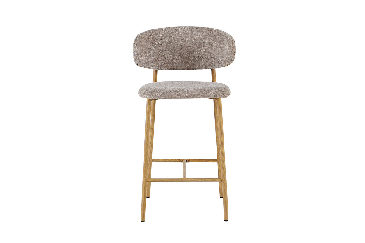 Counterstoel Coco Naturel - Stof Zand – aanzicht 4
