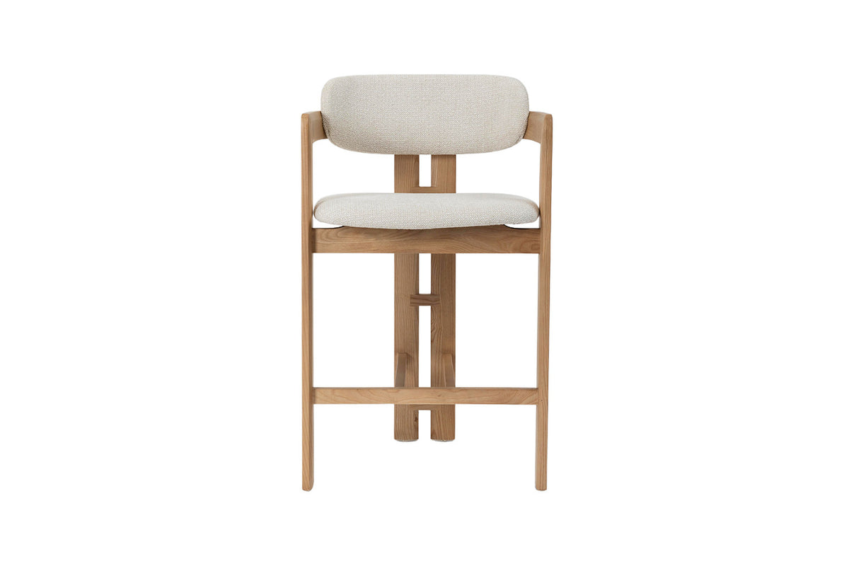 Counterstoel Camille Essenhout Naturel Beige – aanzicht 4