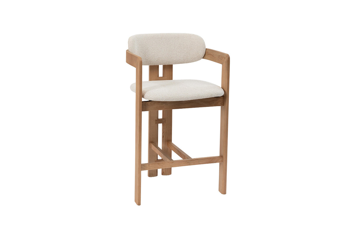 Counterstoel Camille Essenhout Naturel Beige – aanzicht 5