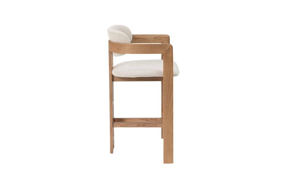 Counterstoel Camille Essenhout Naturel Beige – aanzicht 6