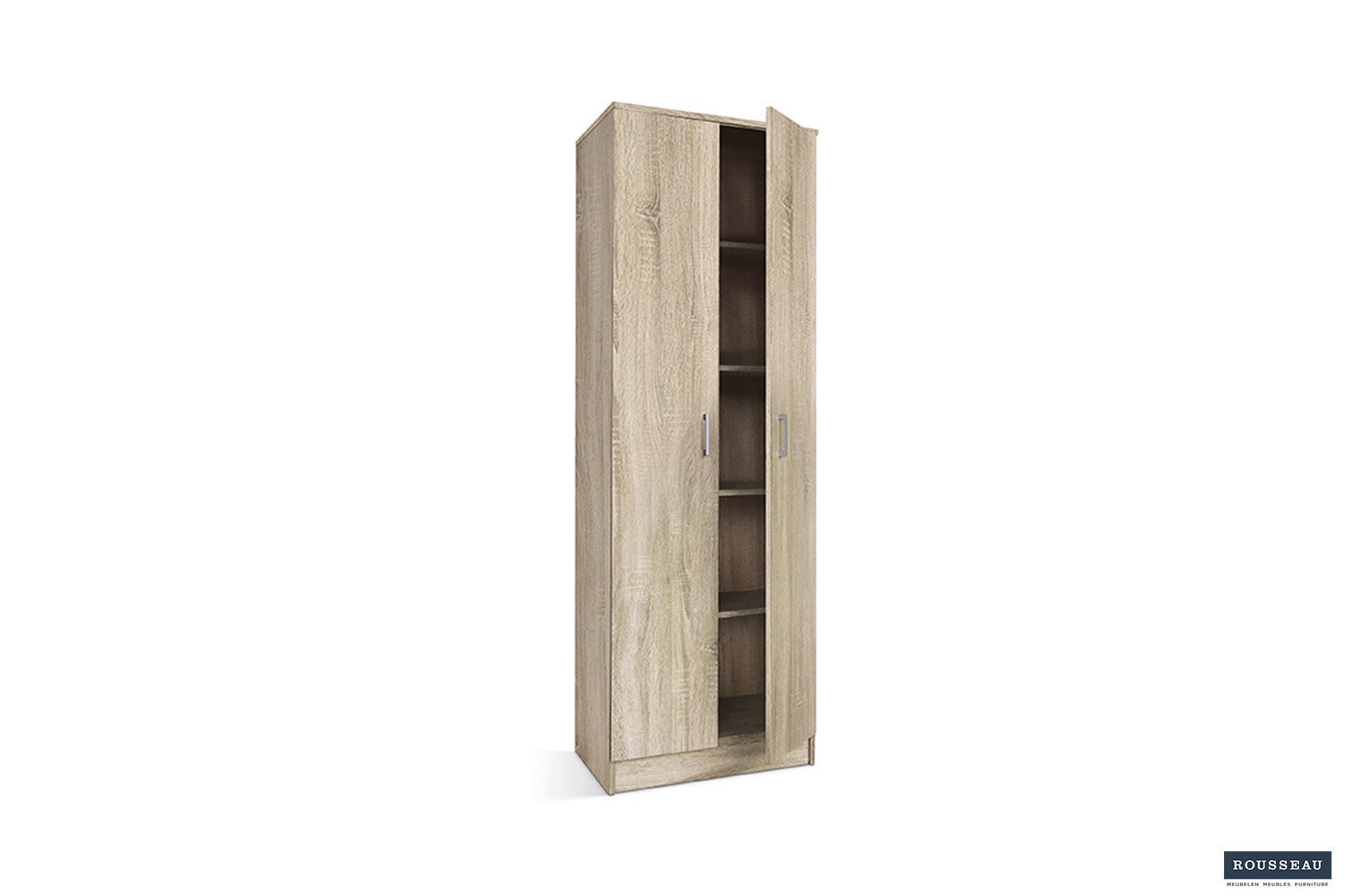 Opbergkast 'Ray' 2 deuren en 4 legplanken Sonoma - afbeelding 5