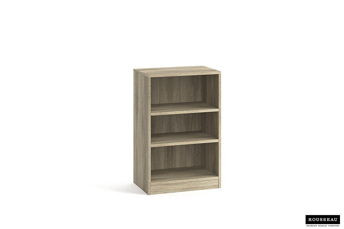 SALE - Boekenkast 'Space' 2 legplanken Sonoma - afbeelding 3
