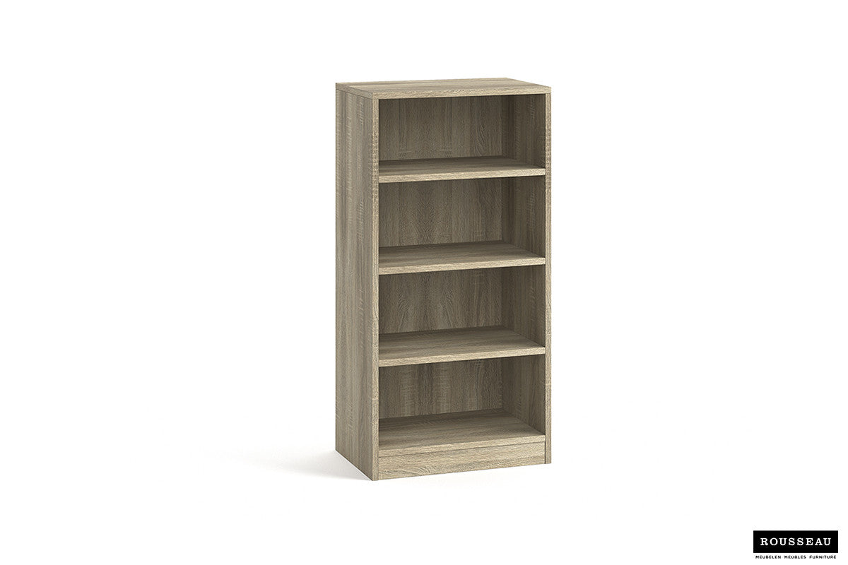 SALE - Boekenkast 'Space' 3 legplanken Sonoma - afbeelding 2
