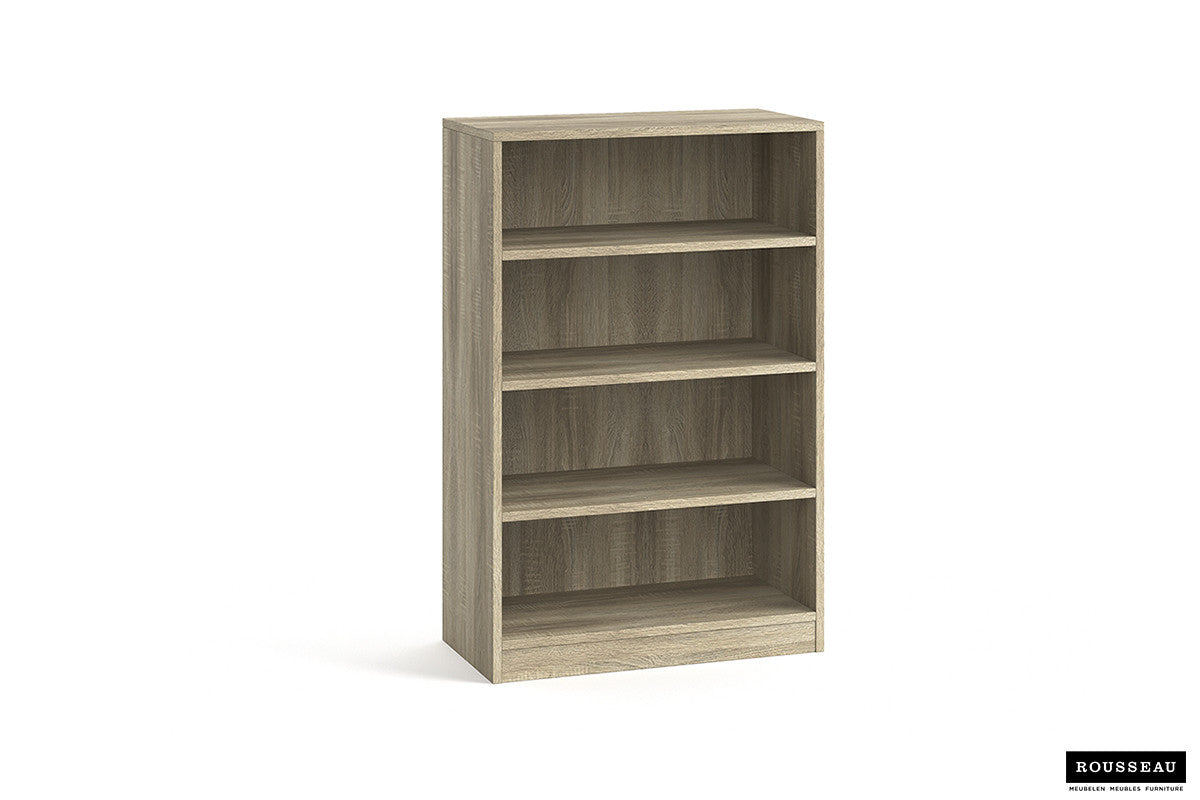 SALE - Boekenkast 'Space' 3 legplanken Sonoma - afbeelding 2