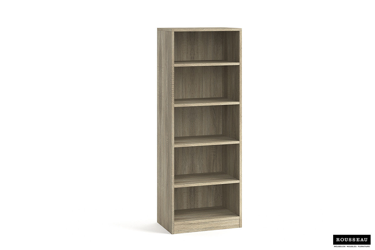 SALE - Boekenkast 'Space' 4 legplanken Sonoma - afbeelding 2