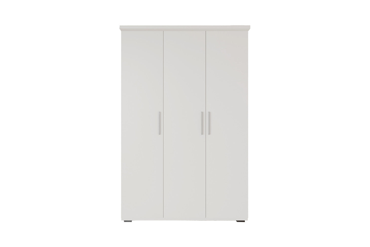 NEW - Kledingkast 'Mike' 3 deuren Wit - afbeelding 2