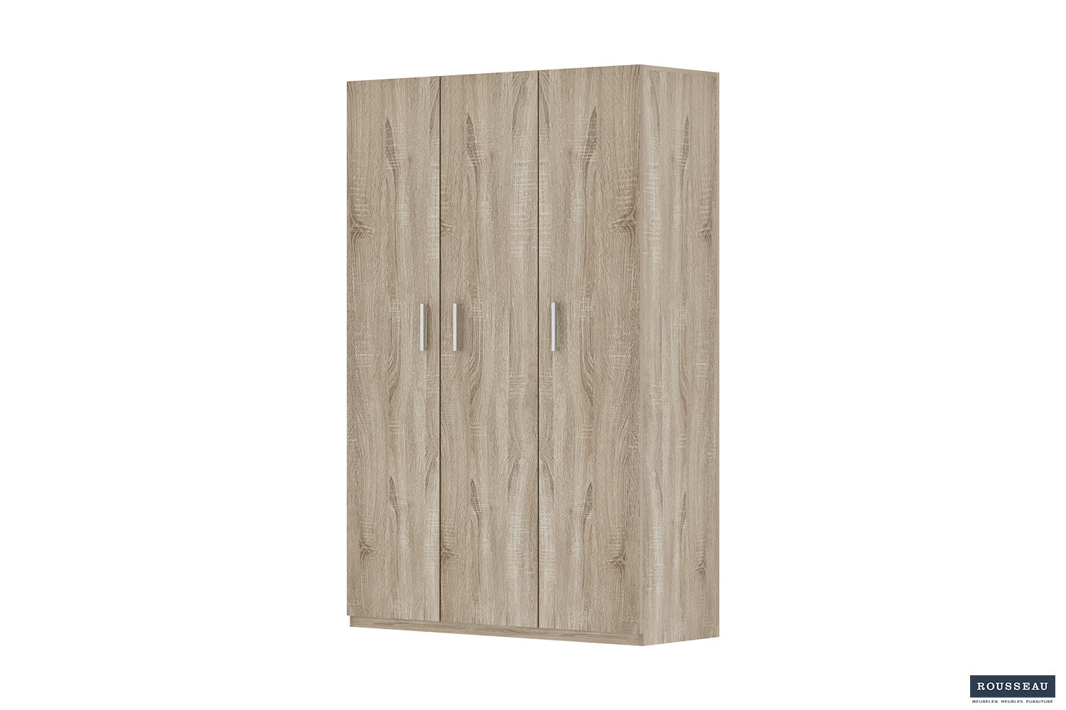 Opbergkast 'Mike' 120 cm 3 deuren Sonoma - afbeelding 3