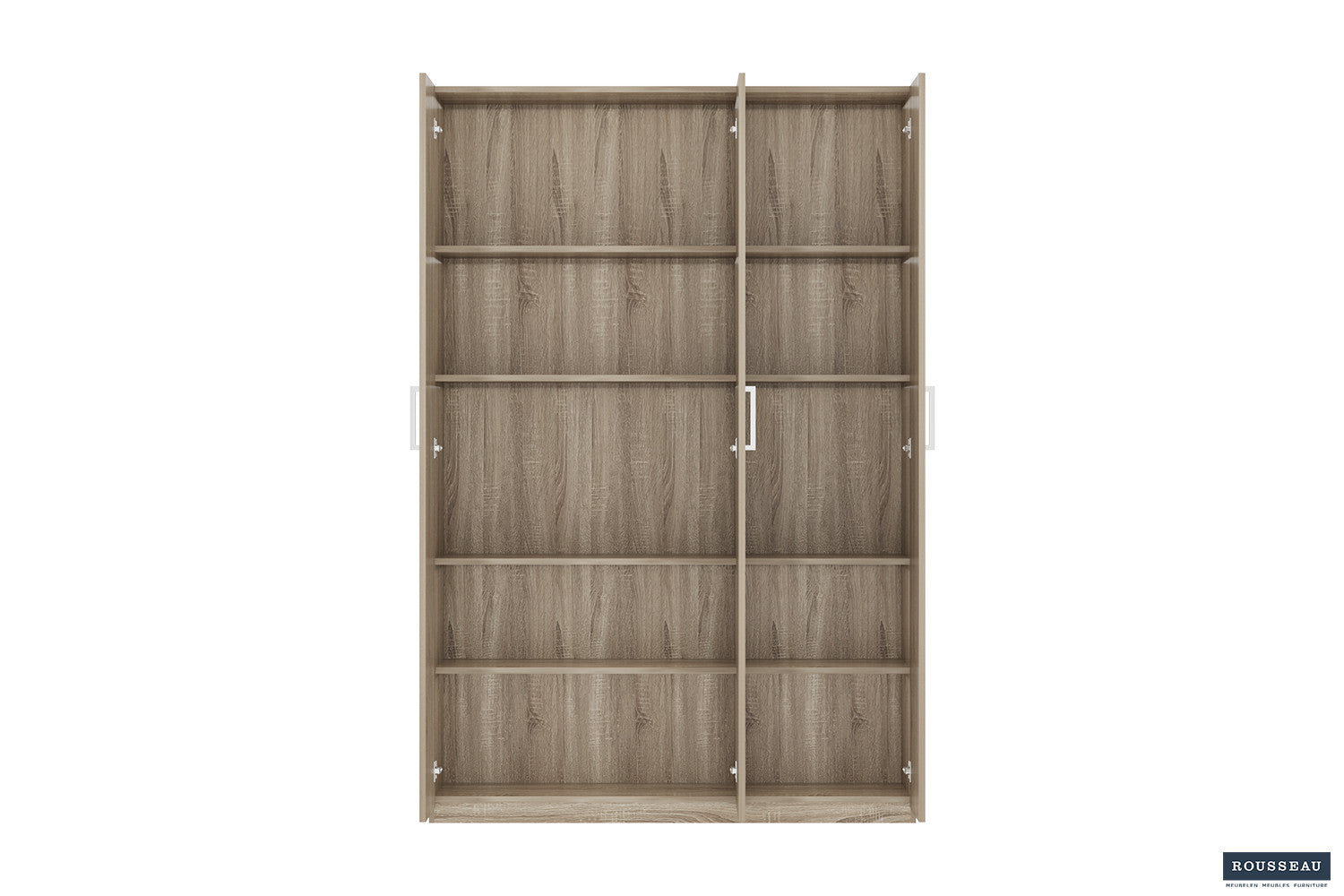 Opbergkast 'Mike' 120 cm 3 deuren Sonoma - afbeelding 5