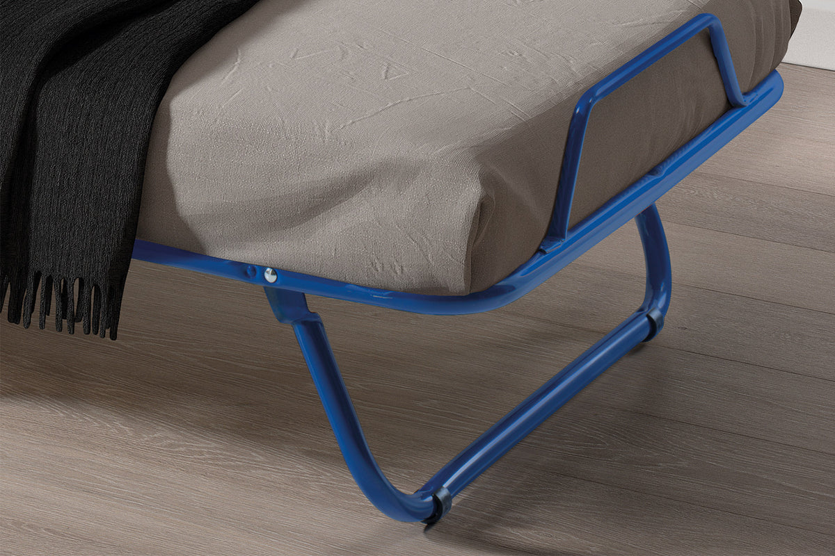 Plooibed Safari 80x190 cm Metaal Blauw – aanzicht 4
