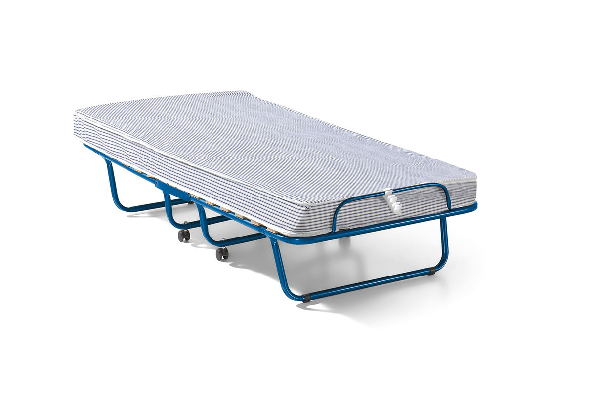 Plooibed Safari 80x190 cm Metaal Blauw – aanzicht 6