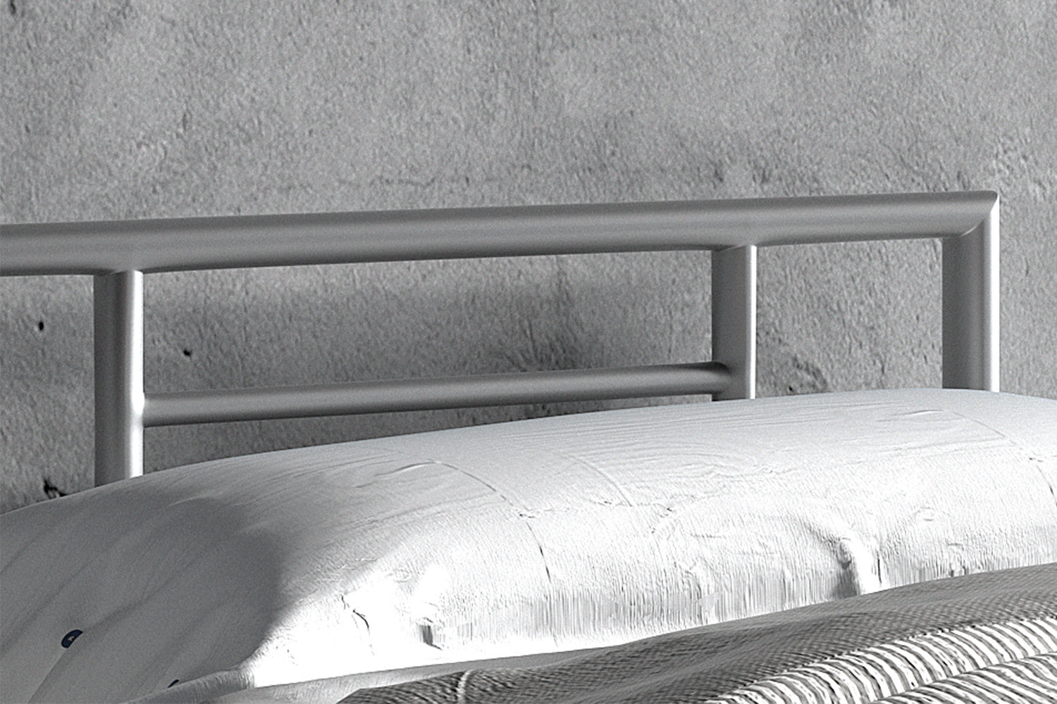 Bed 'Sandro' 90x200 met lattenbodem Grijs - afbeelding 2