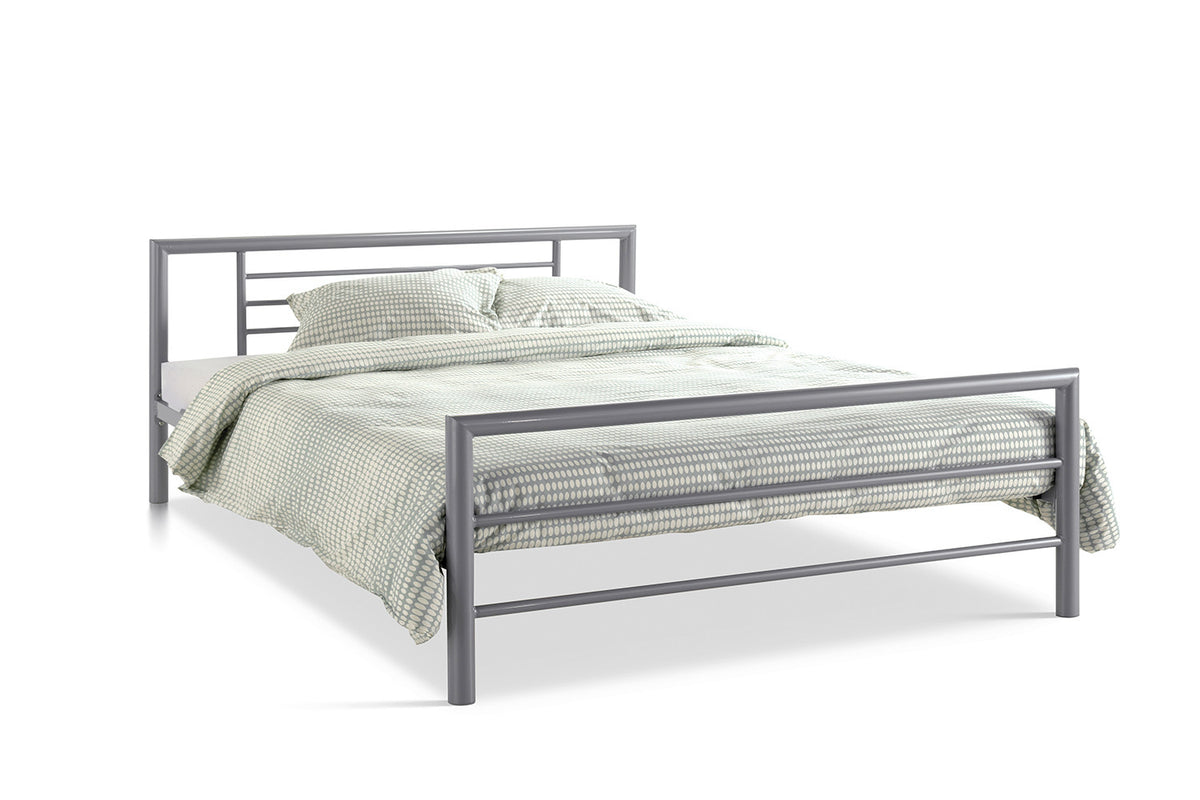 Bed Sandro 160x200 met lattenbodem Grijs – aanzicht 5