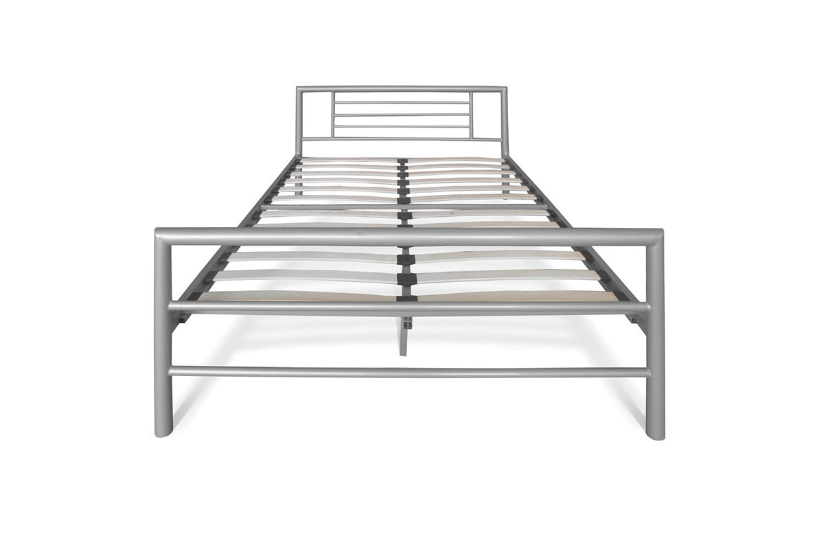 Bed Sandro 160x200 met lattenbodem Grijs – aanzicht 6