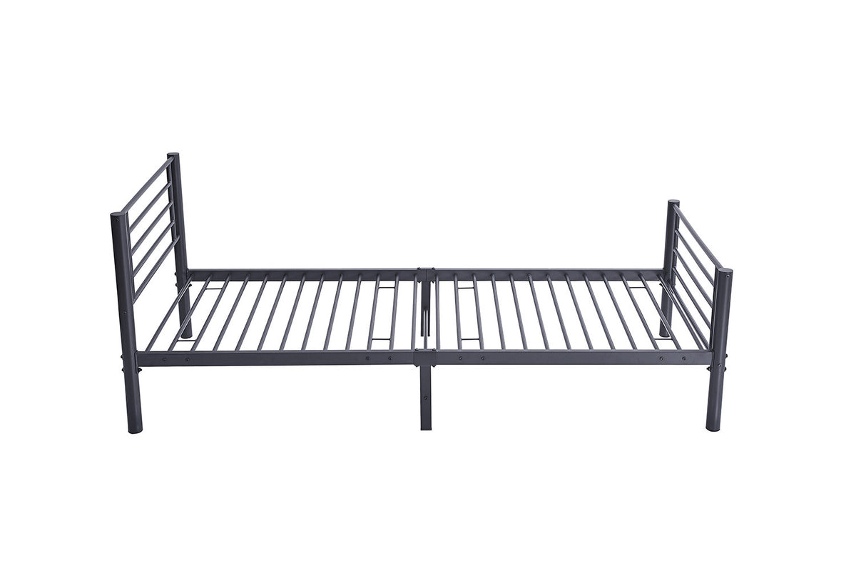 Bed Sammy 90x200 Metaal Donkergrijs – aanzicht 3
