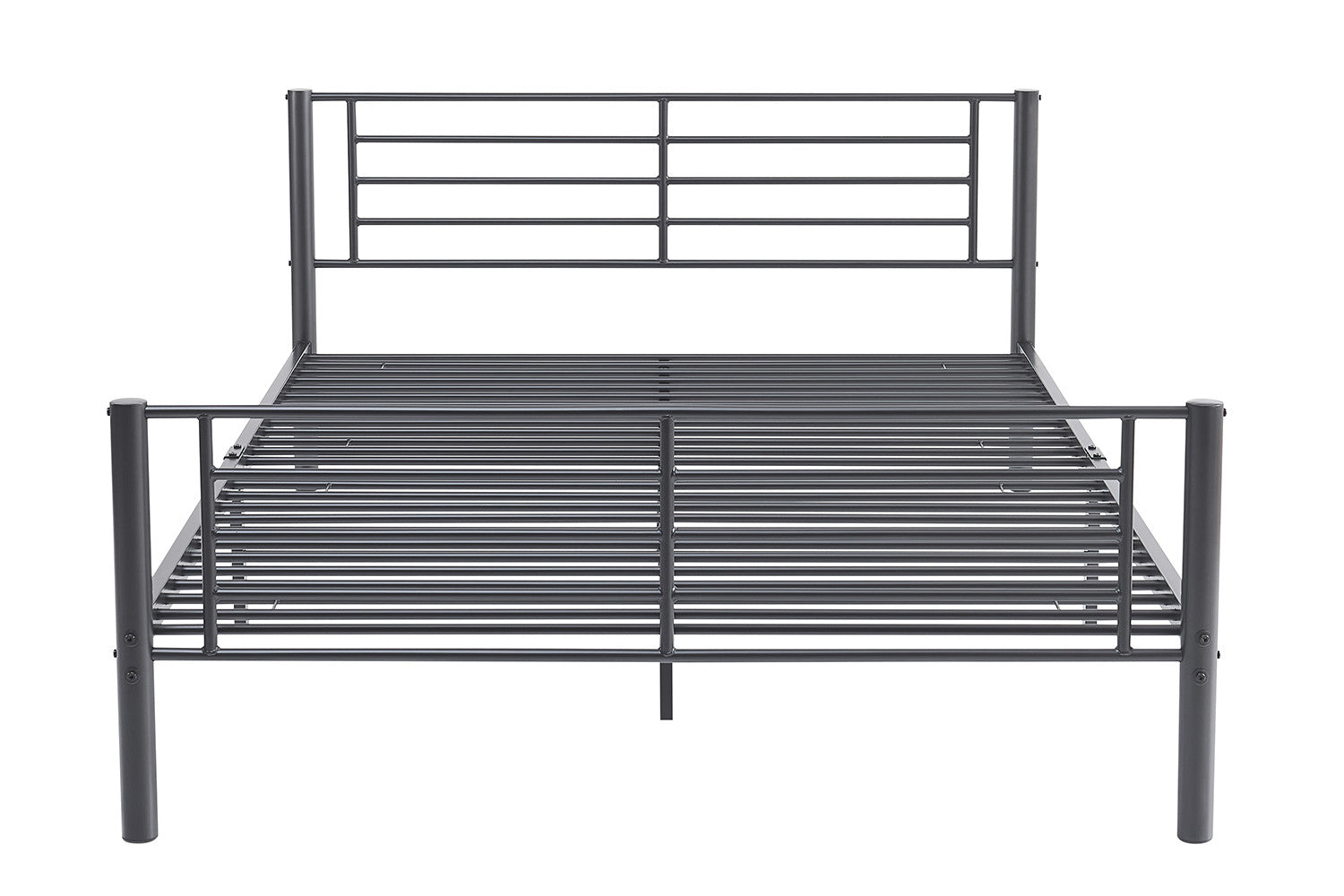 NEW - Bed 'Sammy' 140x200 Metaal Donkergrijs - afbeelding 2