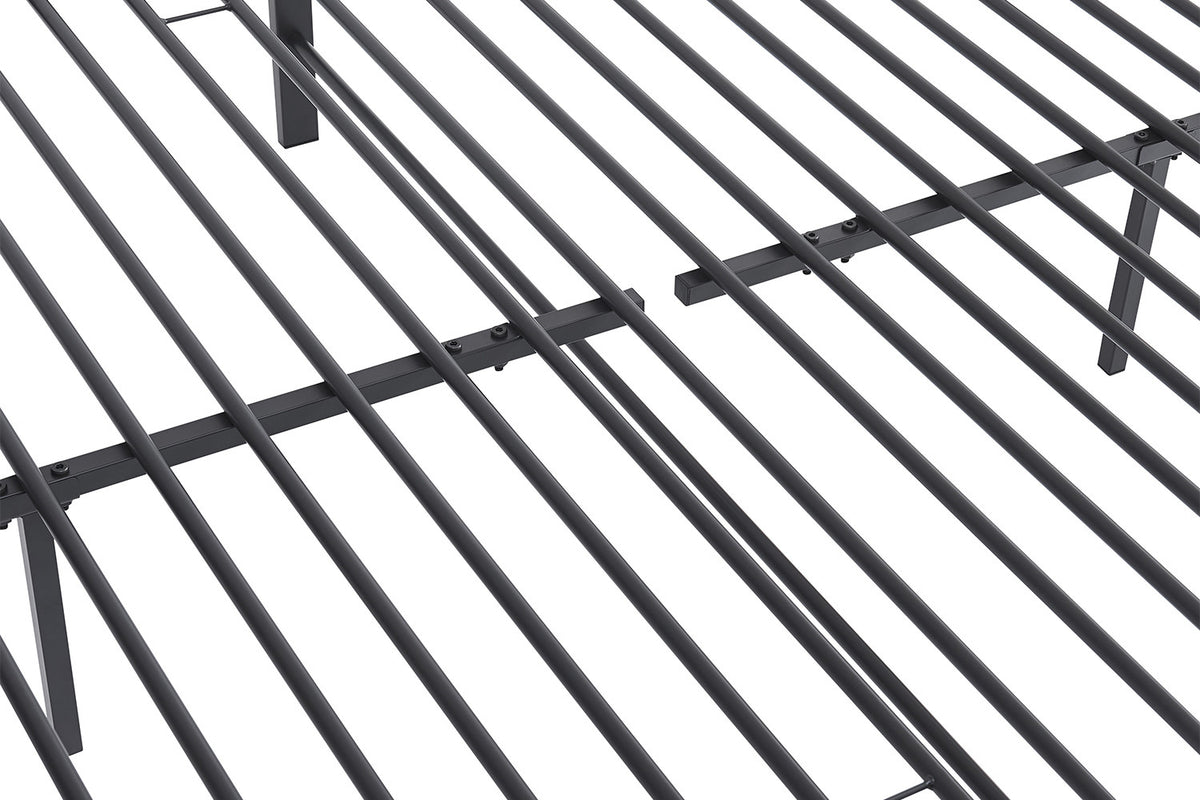 Bed Sammy 140x200 Metaal Donkergrijs – aanzicht 6