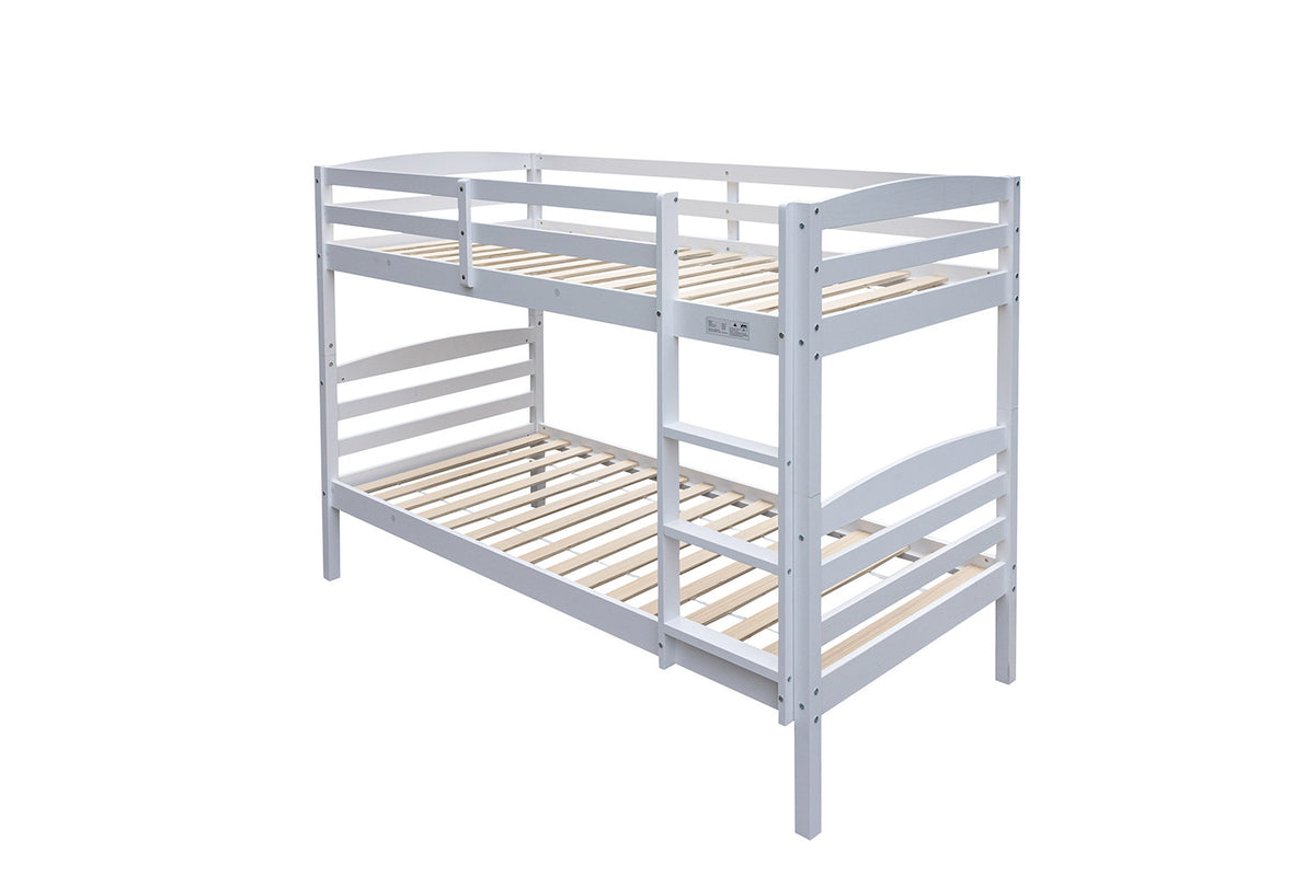 Stapelbed Roy 90x200 Splitsbaar Wit – aanzicht 3