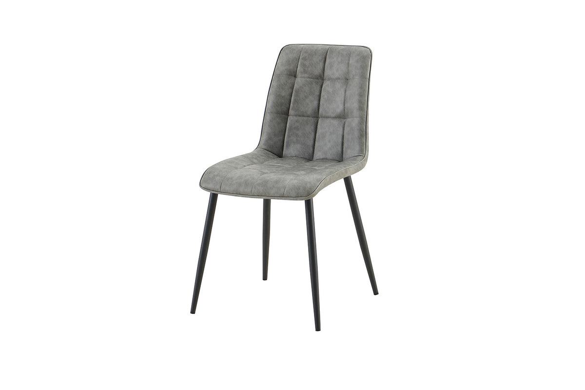 Stoel Furas Vintage PU Grijs – aanzicht 4