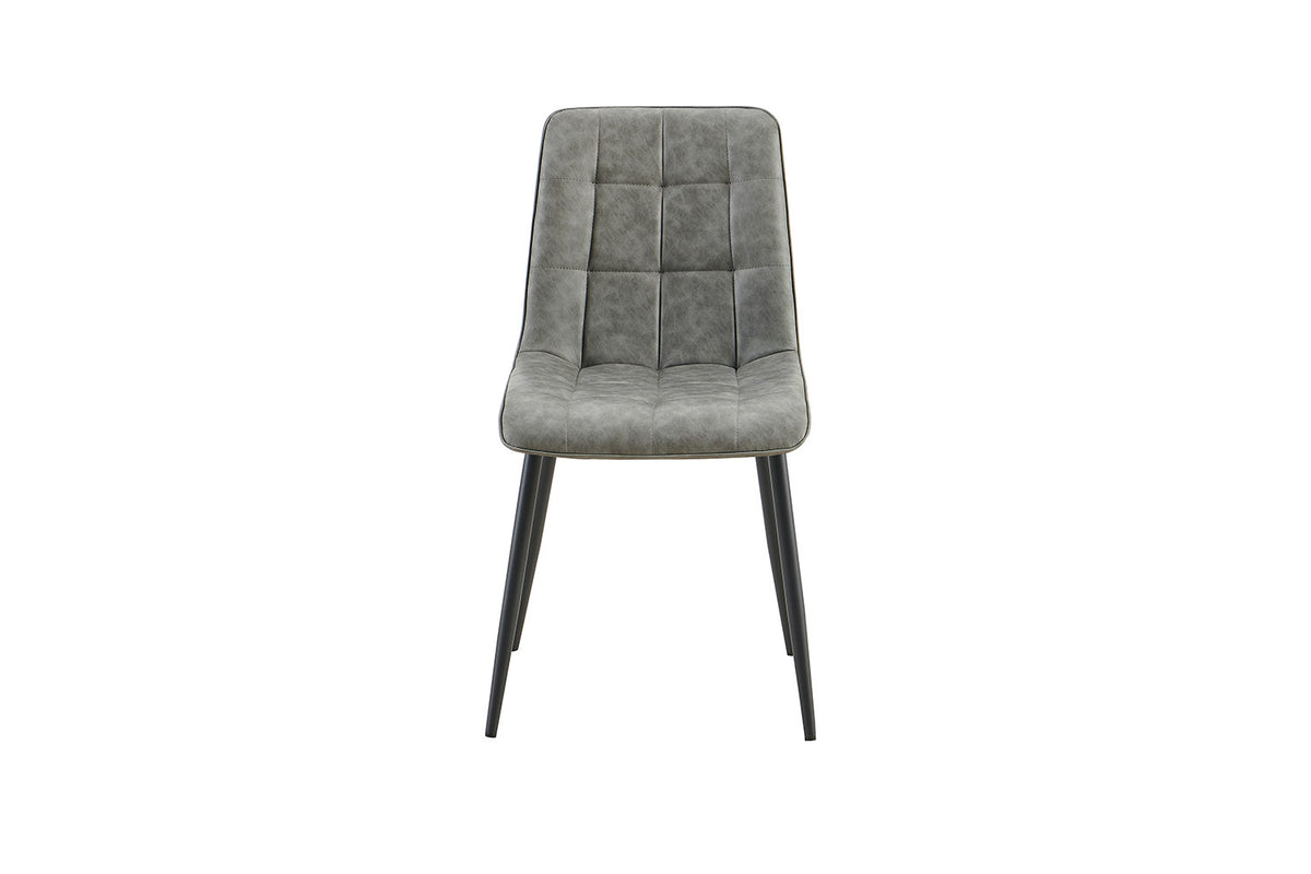Stoel Furas Vintage PU Grijs – aanzicht 5