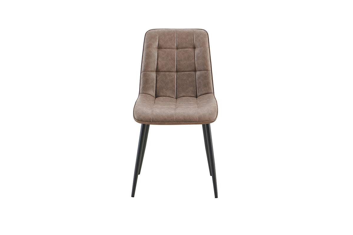Stoel Furas Vintage PU Bruin – aanzicht 5