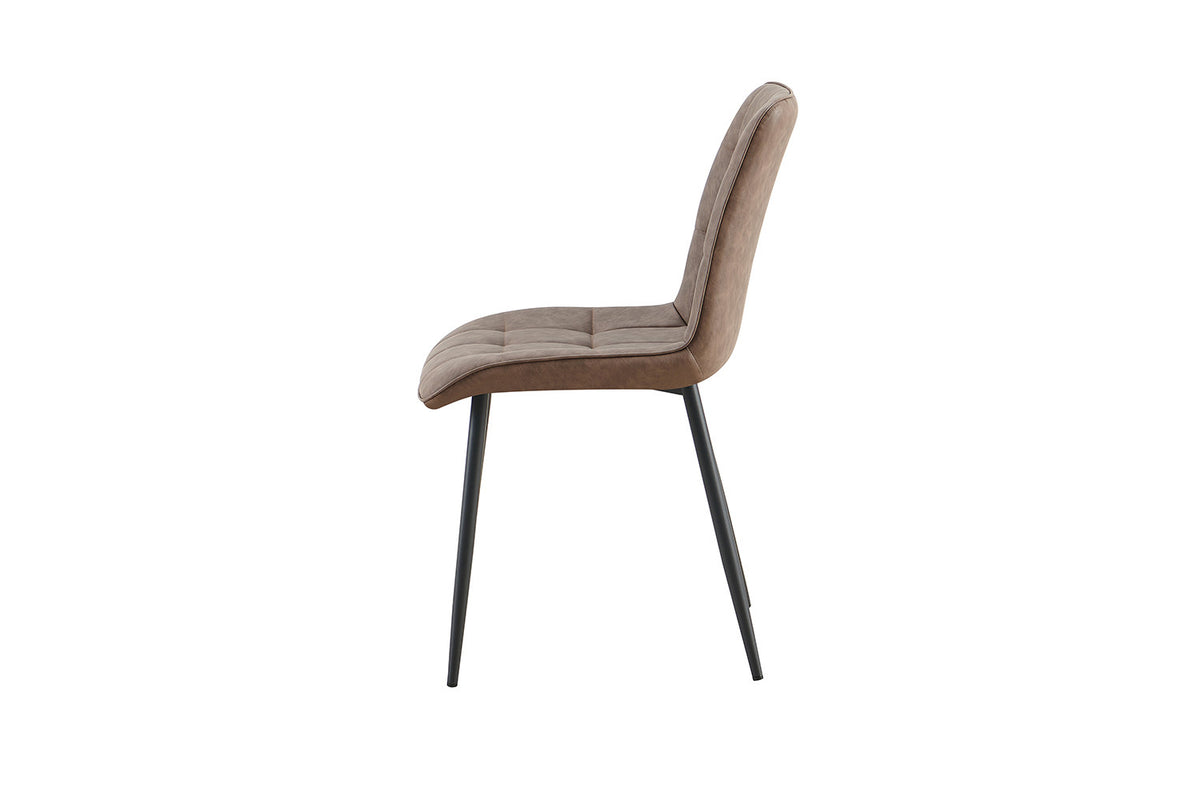 Stoel Furas Vintage PU Bruin – aanzicht 6