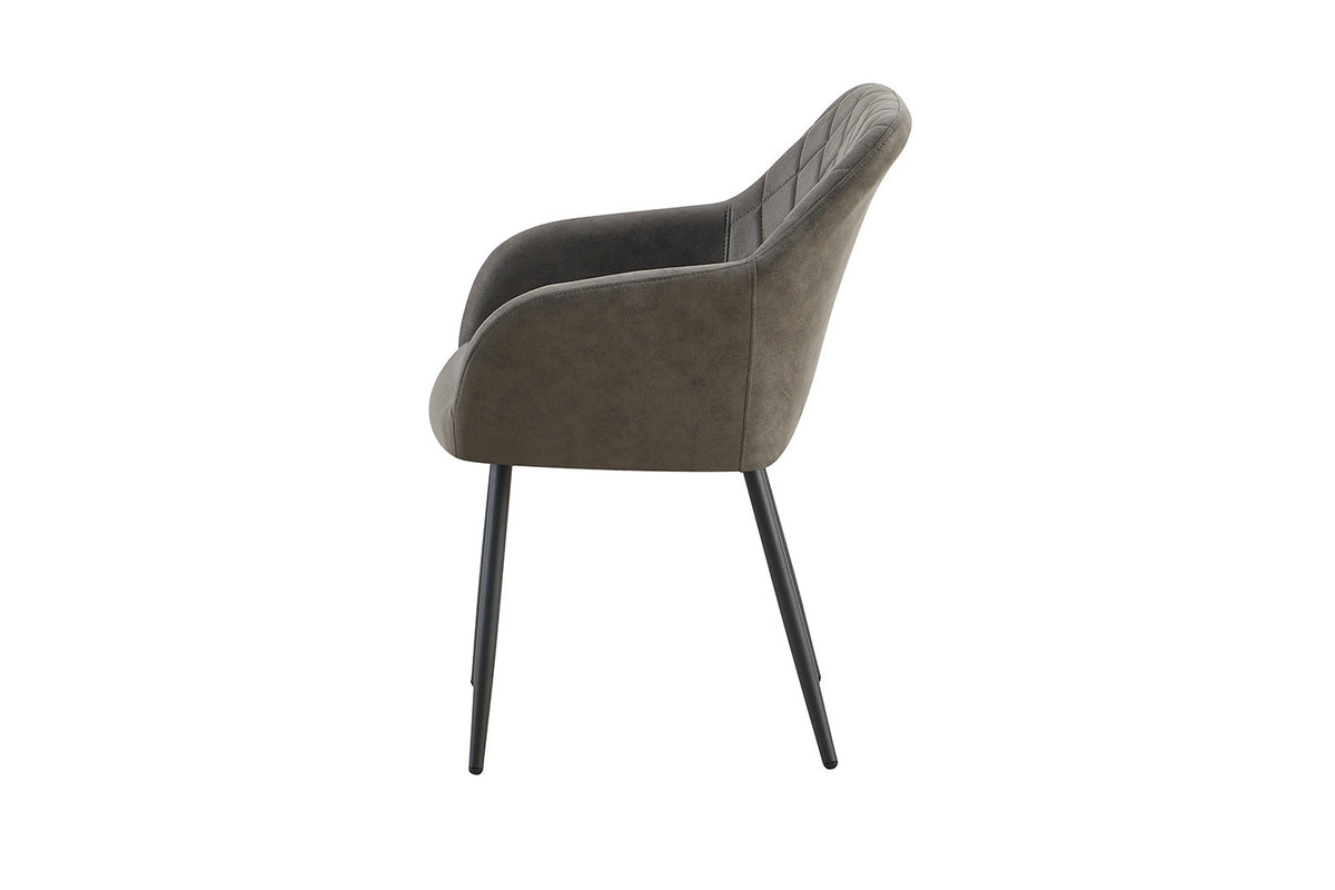 Stoel Peron Micro fiber PU Grijs – aanzicht 6