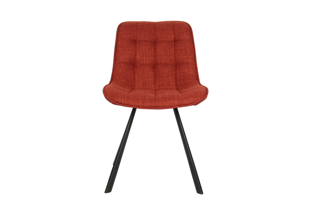 Stoel Ariba Stof Rood – aanzicht 3