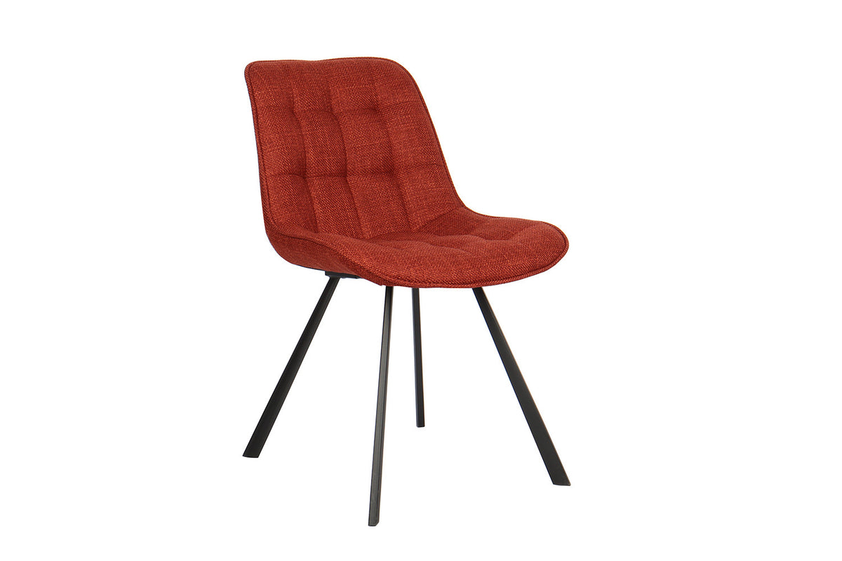 Stoel Ariba Stof Rood – aanzicht 4