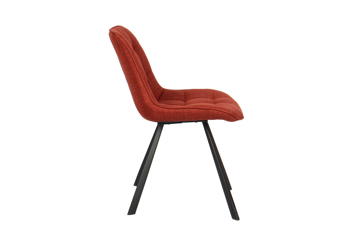 Stoel Ariba Stof Rood – aanzicht 5