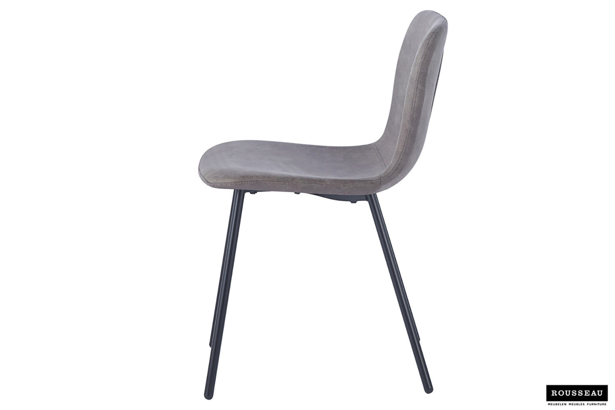 Stoel Susan PU Taupe – aanzicht 5