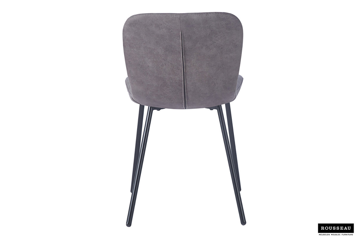 Stoel Susan PU Taupe – aanzicht 6