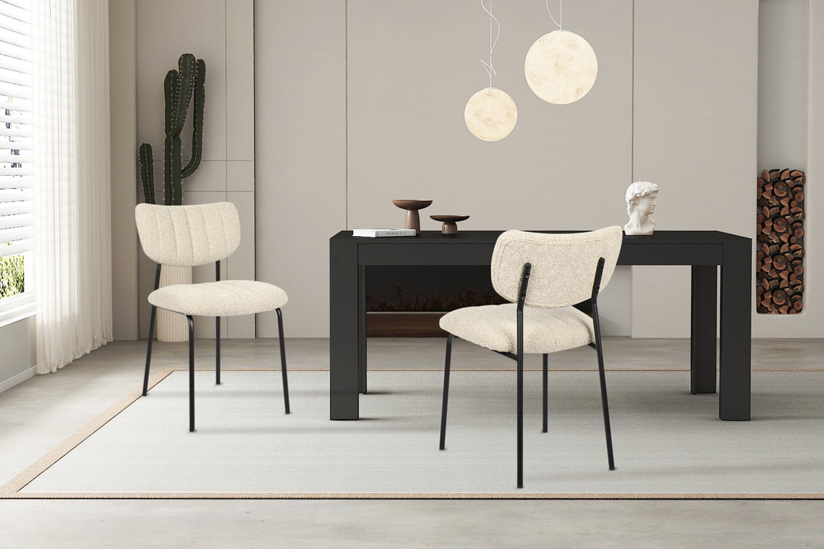 Stoel Antura Stof Beige – aanzicht 3