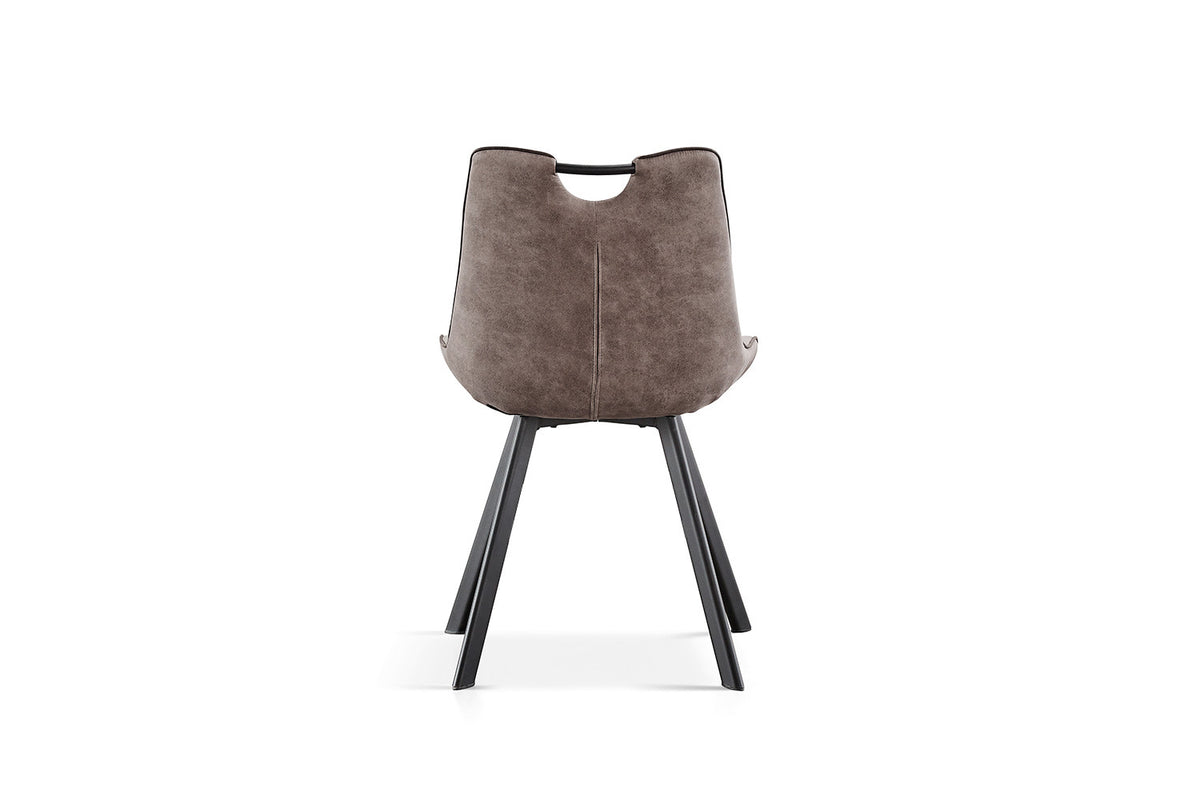 Stoel Pablo Micro fiber PU Grijs – aanzicht 6