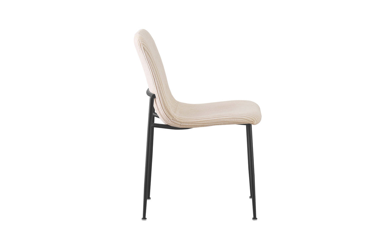 Stoel Alice Corduroy Beige – aanzicht 6